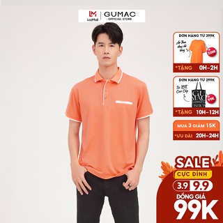  Áo polo nam túi giả GUMAC đủ màu thanh lịch, trẻ trung ATNB481