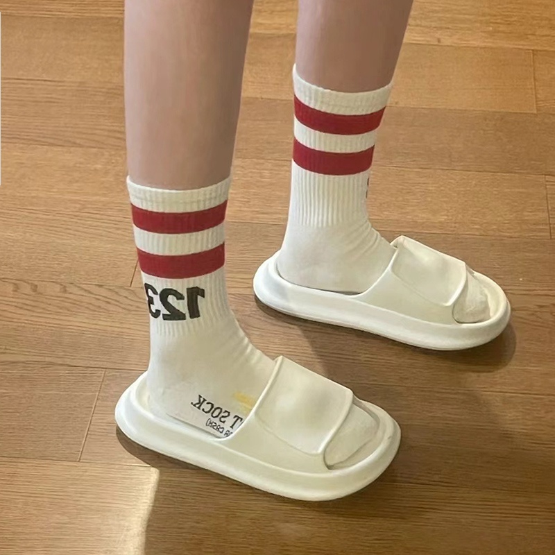 Vớ Tất cổ cao UNISEX số 123 phong cách thể thao, đường phố, năng động