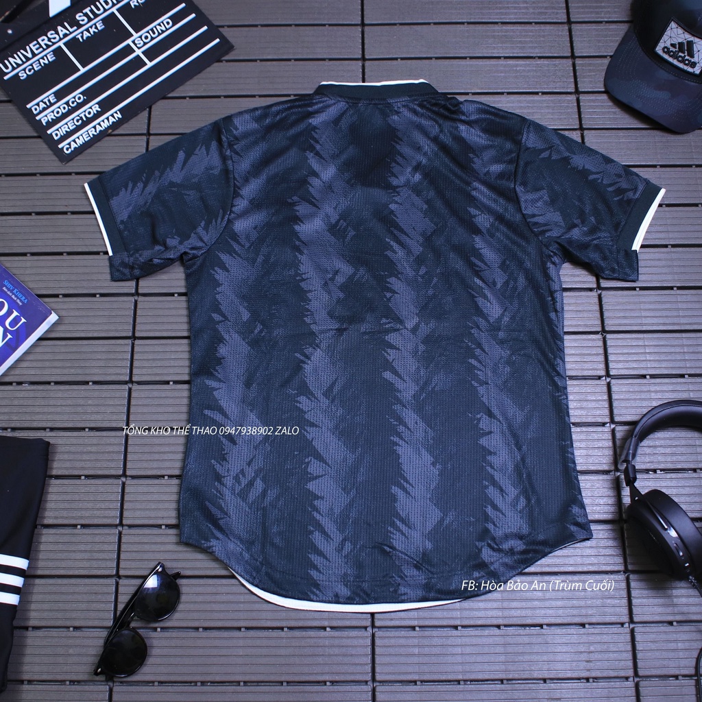 Bộ quần áo đá banh CLB Juventus màu đen mùa 2022/2023 hàng cao cấp Thailand