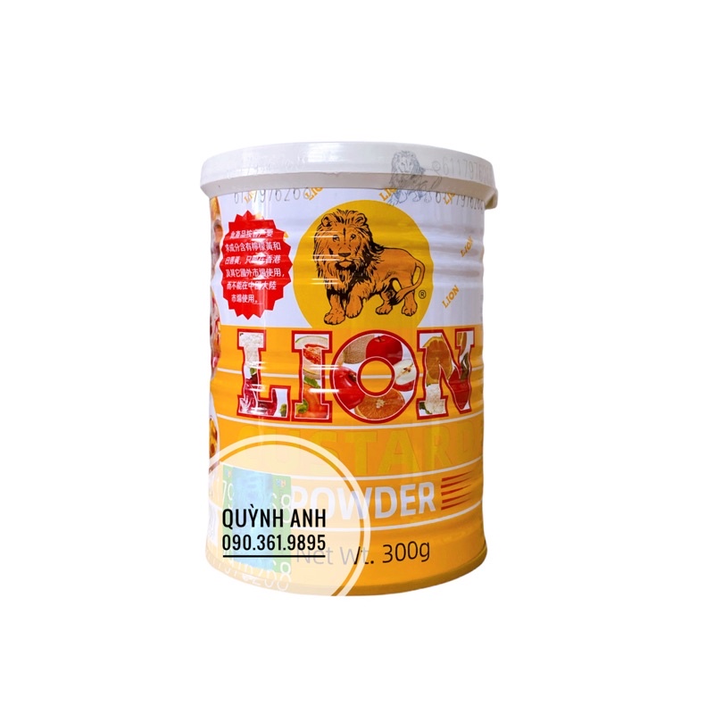 Bột Sư tử/ Bột trứng sữa Lion custard lon 300gr