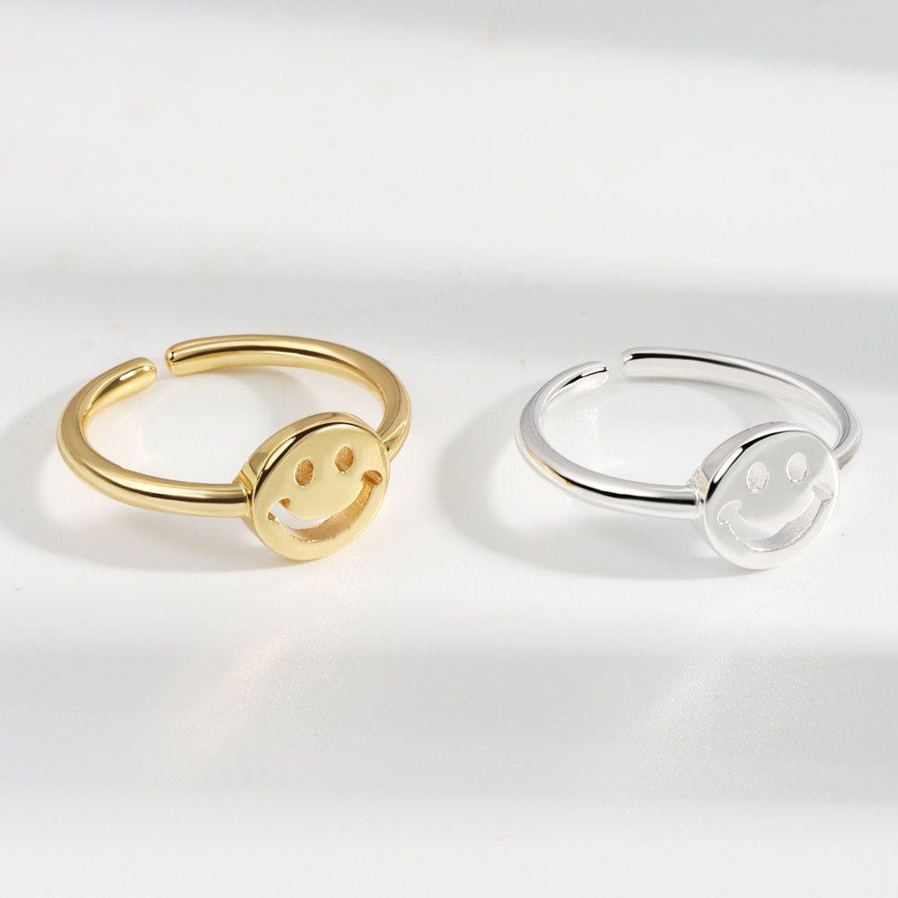 Nhẫn Thời Trang Đường Phố Đơn Giản Bằng Đồng Cho Nam &amp; Nữ