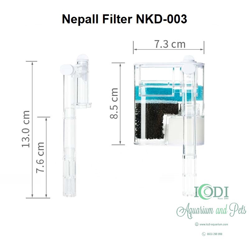 Máy lọc thác bể cá Nepall Filter