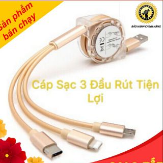 Cáp sac điên thoại 3 chân siêu hót