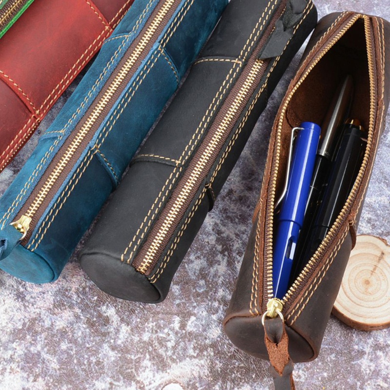 Bóp Da Đựng Tiền Xu Phong Cách Vintage Tinh Tế Cho Học Sinh