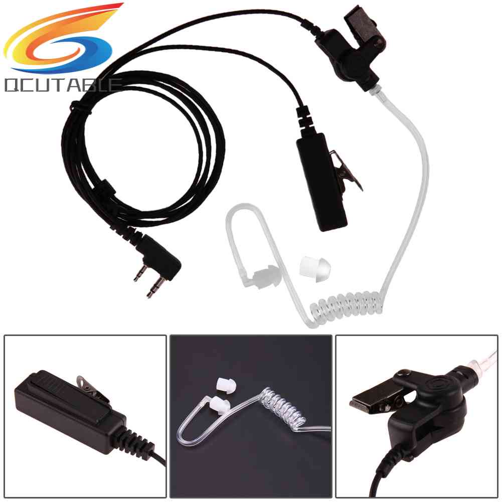 Tai Nghe Bộ Đàm 2 Pin Có Mic Cho Baofeng KenW00d U.V-5R
