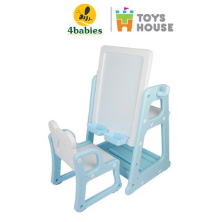 Ghế và bảng tập vẽ kiêm bàn học 2 trong 1 Toyshouse 0520-TH