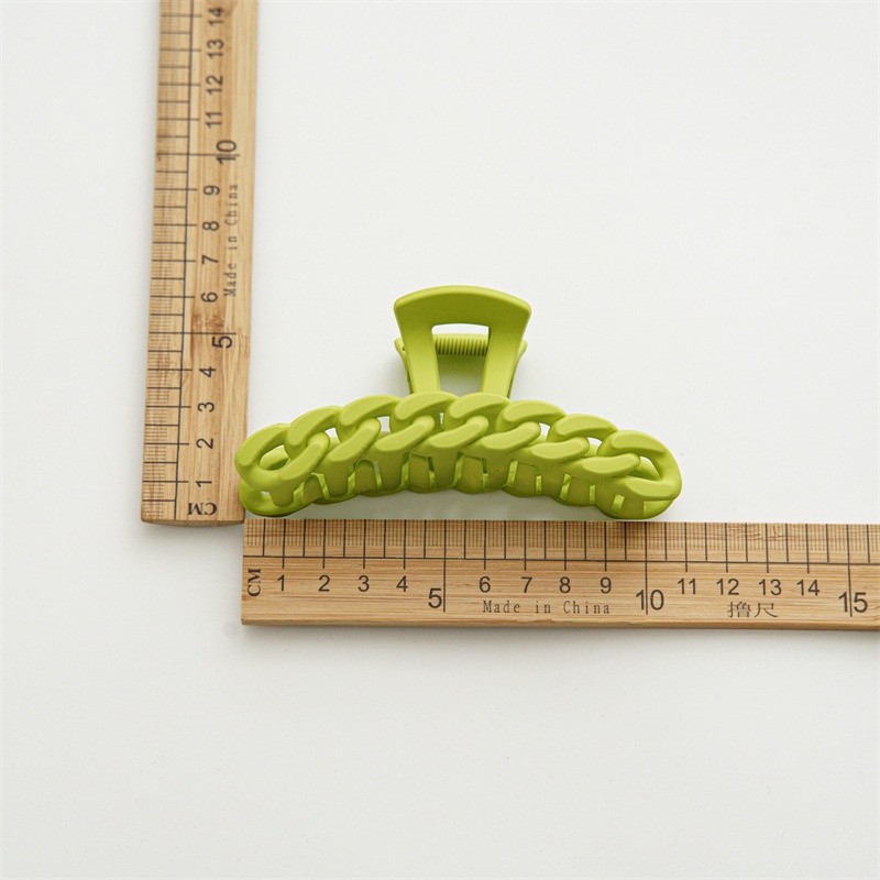 Set 9 kẹp tóc càng cua STYLE KOREA xanh lá cỡ size lớn