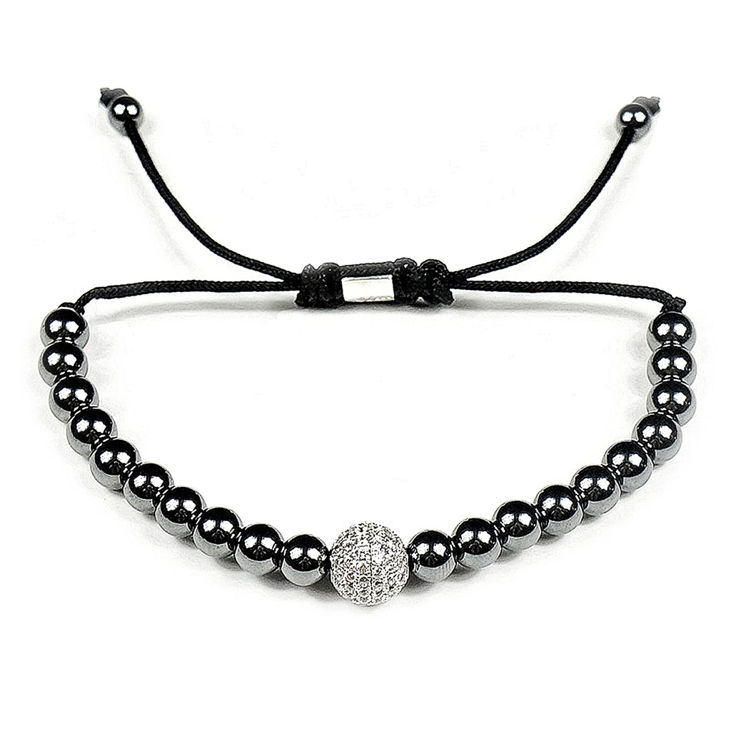 [CHÍNH HÃNG] Vòng đá Hematit 5mm + Neora Charm