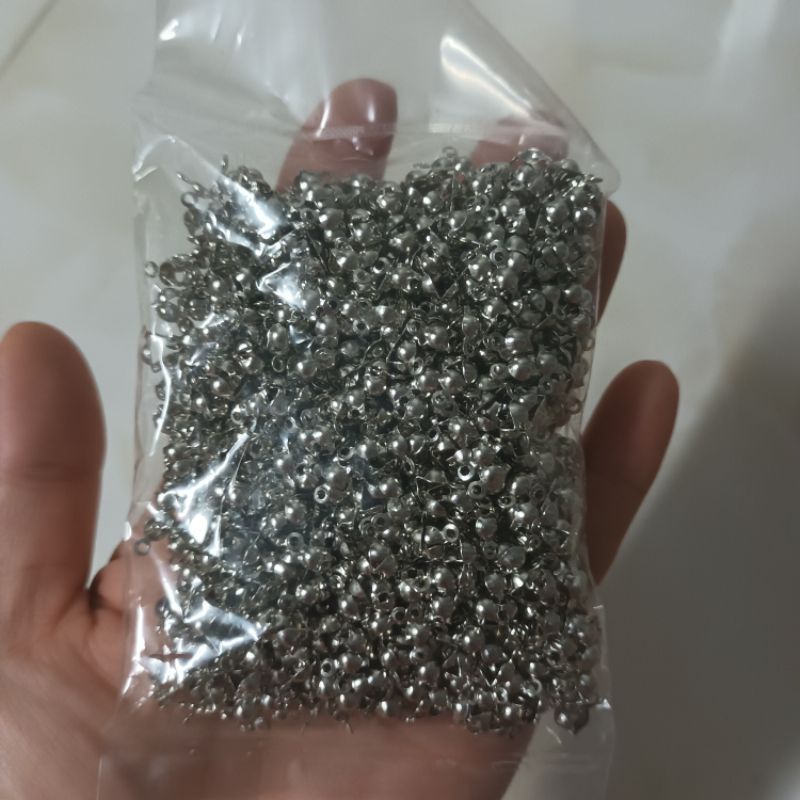 1 bịch 10 charm sò kẹp dây che nút thắt làm handmade