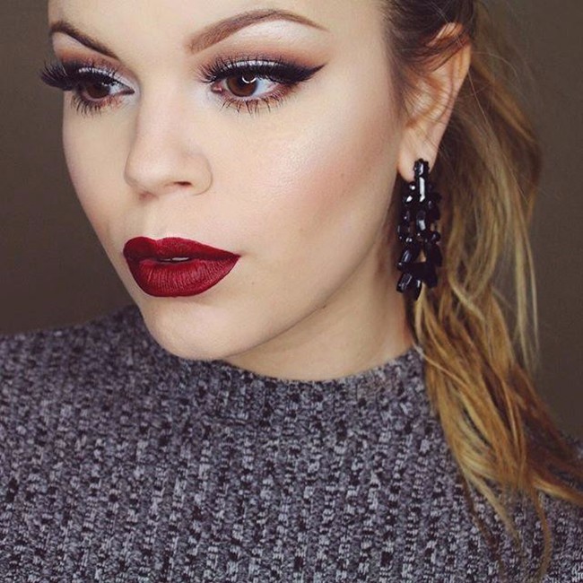 Bộ 2 son kem lì chính hãng NYX Liquid Suede Cream Lipstick Cherry Skies & Vintage