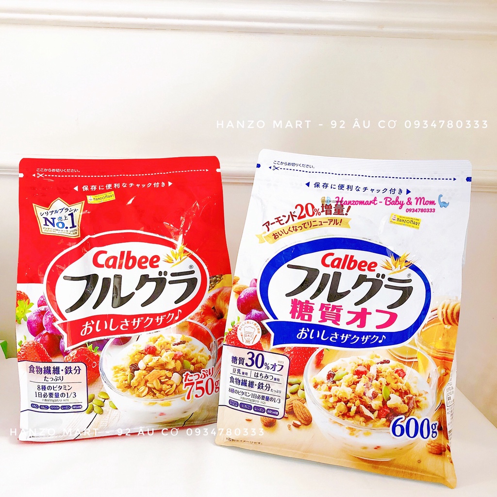 Ngũ cốc Calbee, Ngũ cốc hoa quả Calbee Nhật Bản cho bé ăn dặm