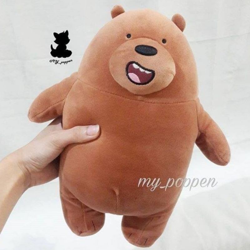 [WE BARE BEARS] Gấu Bông Bộ Ba Gấu Nâu