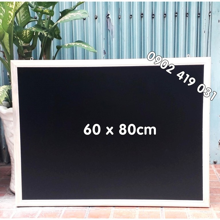 Bảng Menu Khung Gỗ Treo Tường 60 x 80cm