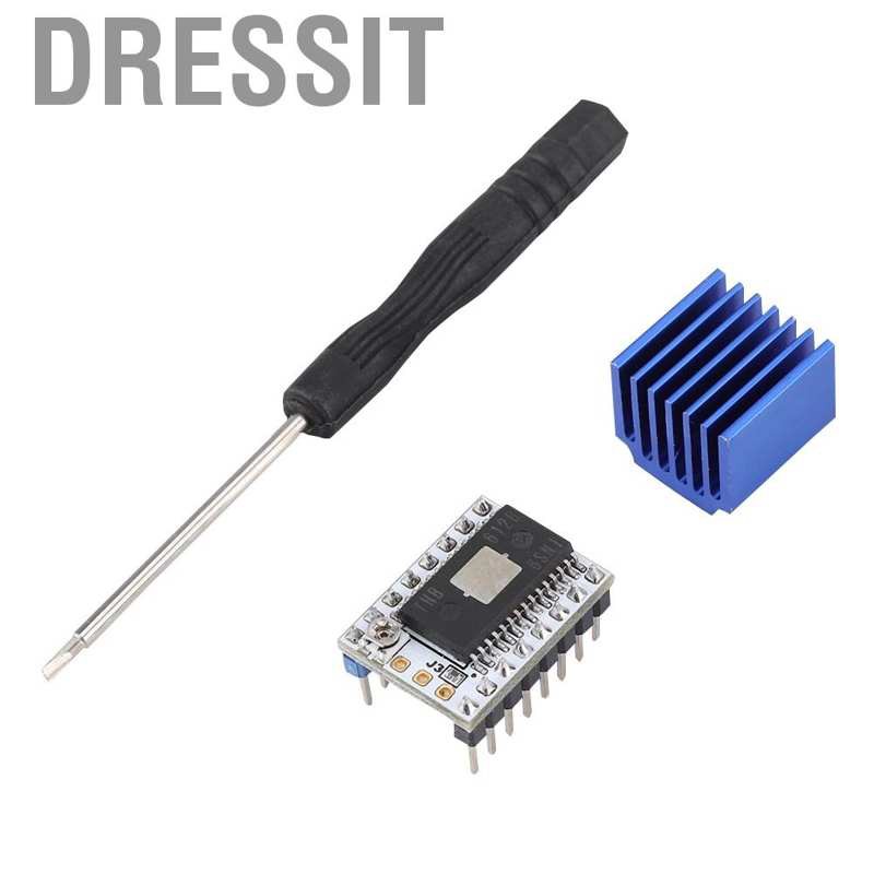 Dressit SD6128 3D Printer Step Stick 128 Module Stepper Motor Driver with Heat Sink CM