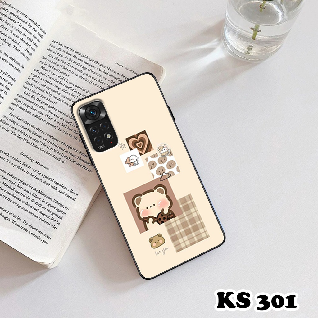 Ốp lưng Redmi Note 11 Pro - Redmi Note 11 Pro 5G - Redmi Note 11 Pro+ 5G Bản Quốc tế - Ốp in hình gấu &amp; thỏ