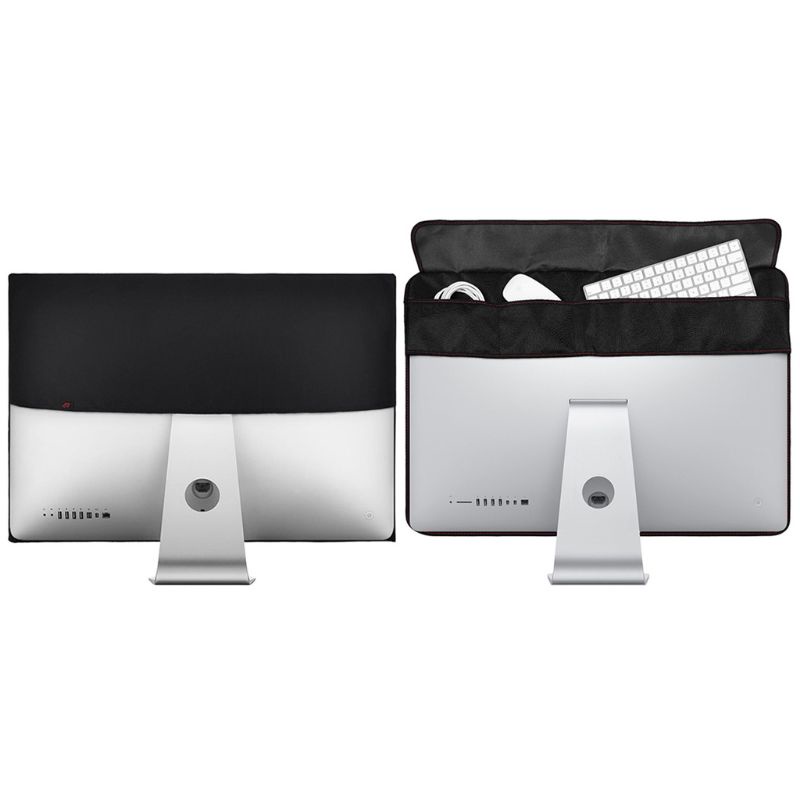 Bao Da Điện Thoại PU Màu Đen Chống Bụi Chống Thấm Nước Cho Apple iMac for 21 2