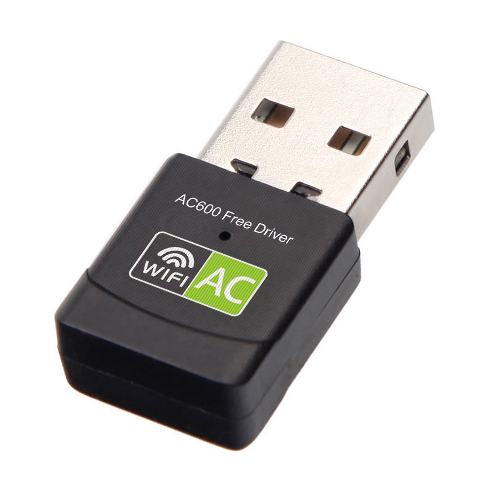 Usb Wifi 2.4 / 5ghz 600mbps Thẻ Mạng Lan Ethernet Wifi Không Dây Ac