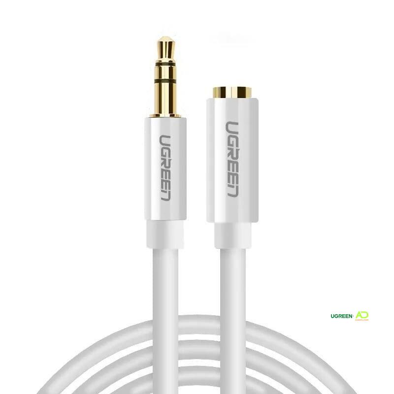 Dây AV nối dài 3.5mm đầu mạ vàng dài từ 0.5-2m UGREEN AV118 - Hàng phân phối chính hãng - Bảo hành 18 tháng