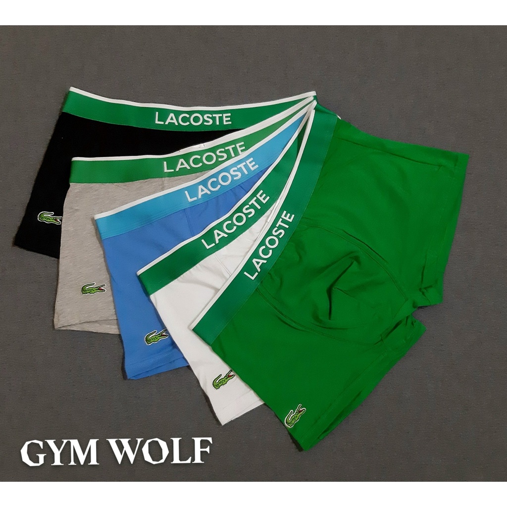 Quần lót nam Lacoste đủ màu, chất cotton siêu thoải mái và dễ chịu.