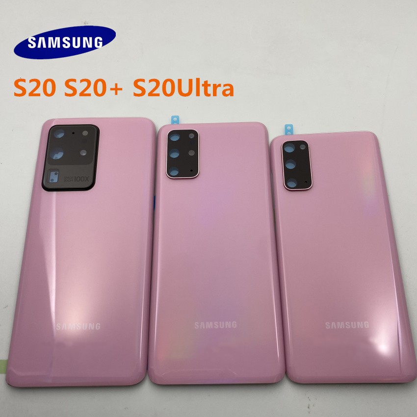 Vỏ thay nắp lưng kính Samsung S20 / S20 Plus / S20 Ultra với ống kính máy ảnh