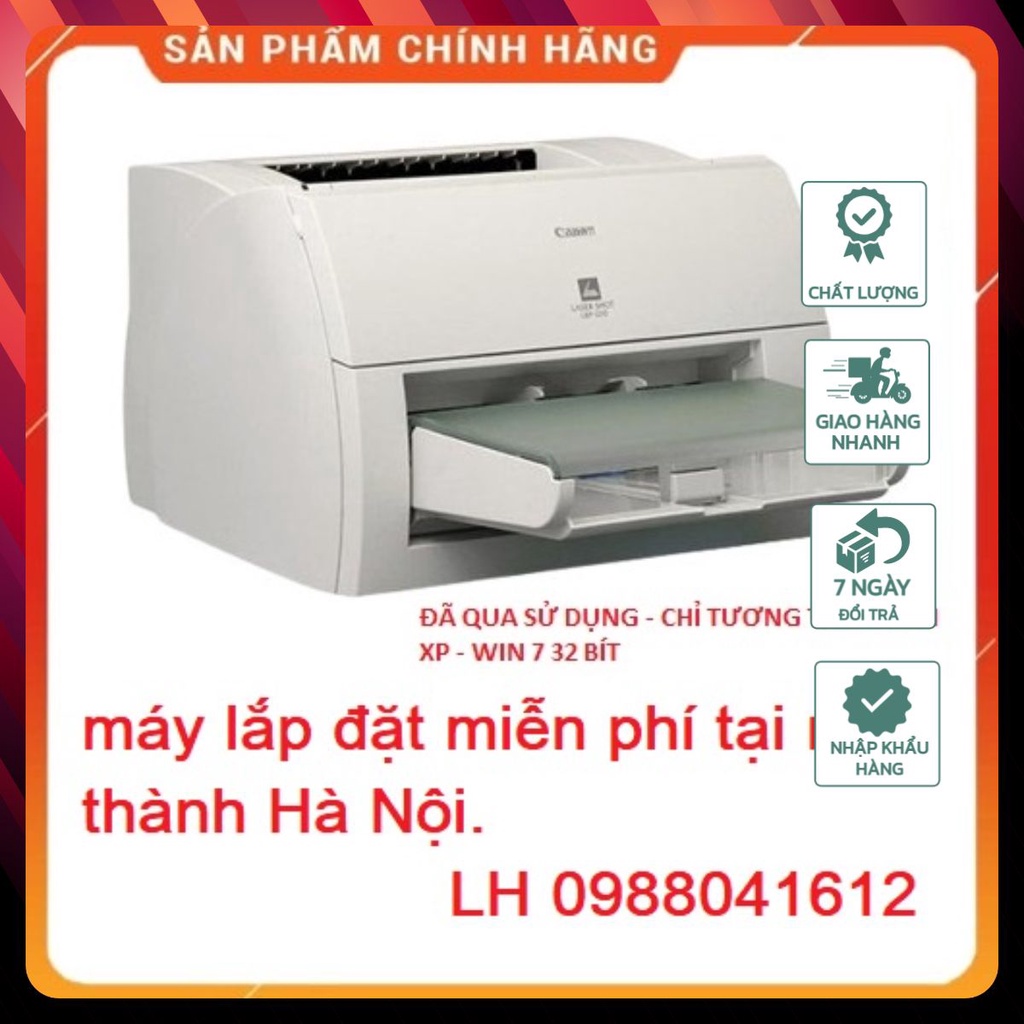 Máy in canon 1210 chỉ dùng cho win 32bit (xp, win 7 32 bit)