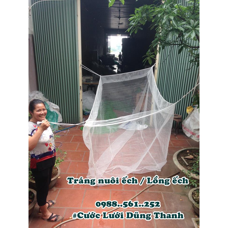 Tráng ếch 2.5 x 1.5 x 1.5m - tráng ếch có diềm