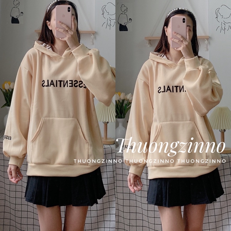 [Ảnh thật/Video] Áo hoodie nỉ bông Esentials có mũ to rộng | BigBuy360 - bigbuy360.vn