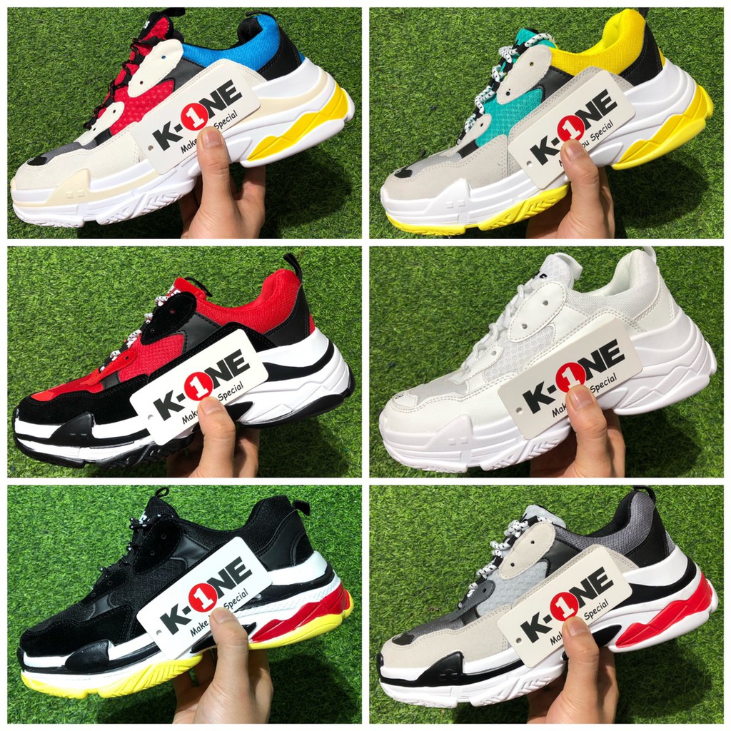 [FREE SHIP+BOX+TẤT] Giày SNEAKER 3S nam nữ + Box + tặng tất + full size 36-44