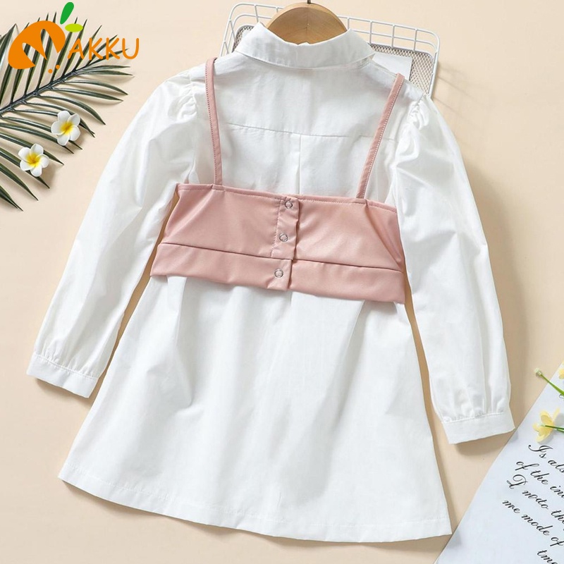 Set Áo Thun Sát Nách Và Chân Váy Chấm Bi Xinh Xắn Cho Bé Gái akku