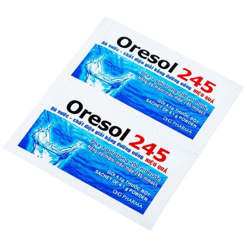 Bù điện giải oresol 245 của DHG hộp 20 gói