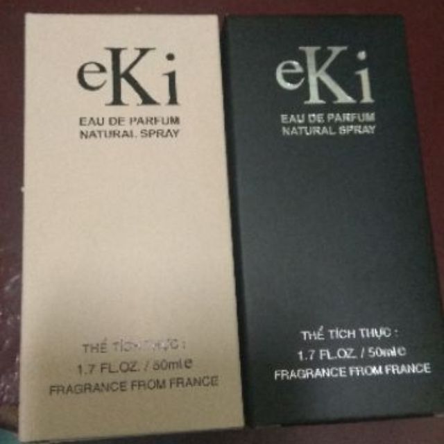 (50ml) Nước hoa Eki Mỹ Hảo 2 mùi nam và nữ | Thế Giới Skin Care
