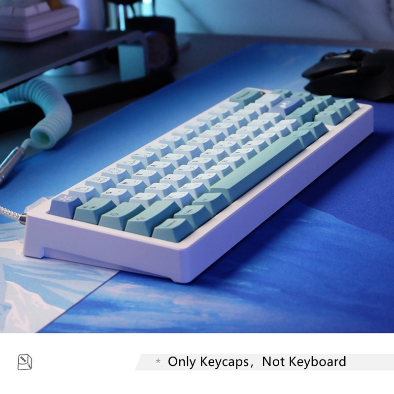 Bộ 142 Phím GMK Iceberg PBT Phong Cách Nhật Bản Cho Bàn Phím Cơ 61 64 84 108