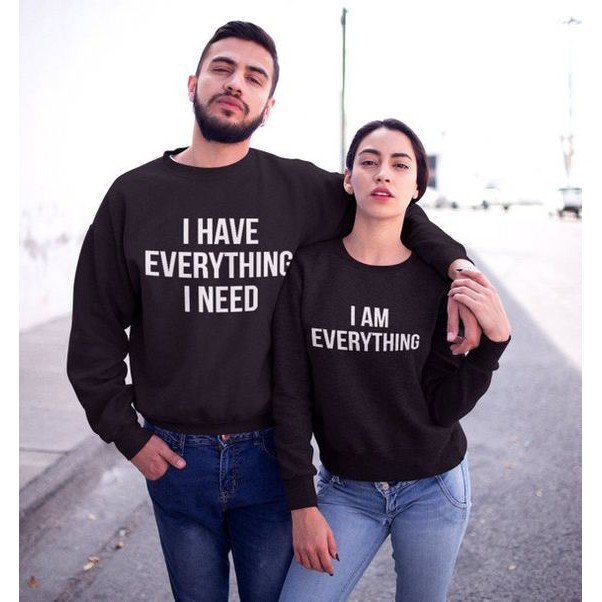 Áo HOODIE Đôi In Chữ I HAVE SOMET SIZE S M L XL XXL XXXL XXXXL ANIME
