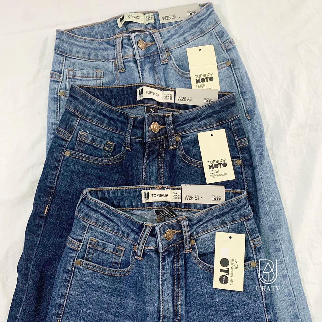 [FREESHIP - ẢNH CHÍNH CHỦ] Quần jean LOE ngố LINE THƯỜNG lưng cao T0PSH0P