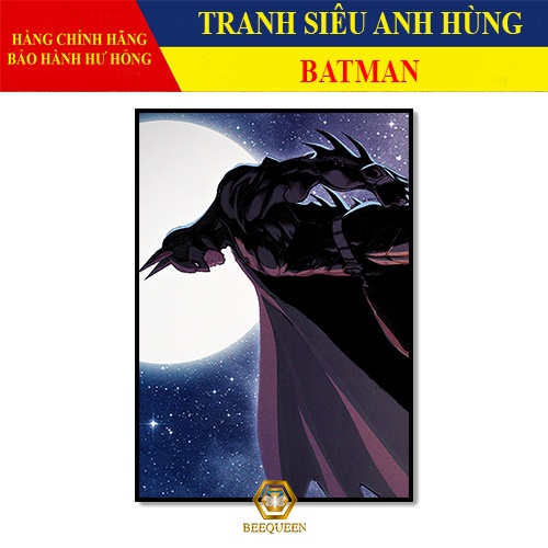 [MS76-100] Tranh Siêu Anh Hùng Bat Man - Tranh Treo Tường  Bat Man