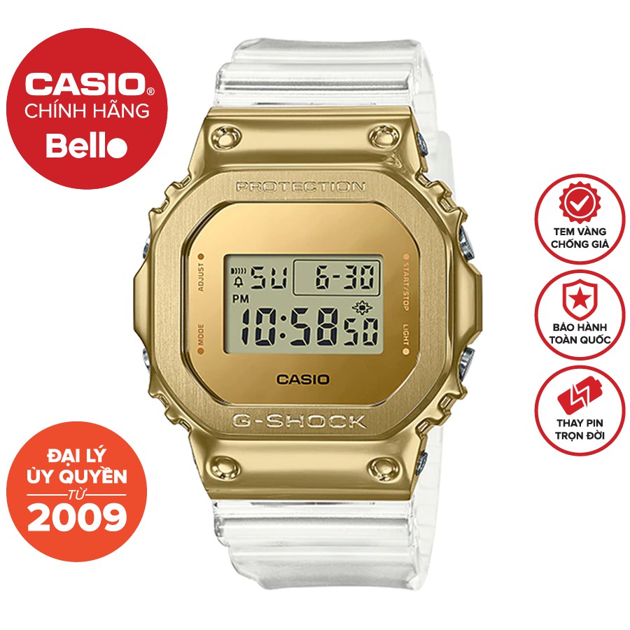 Đồng hồ Nam Dây Nhựa Casio G-Shock GM-5600SG-9DR chính hãng bảo hành 5 năm Pin trọn đời