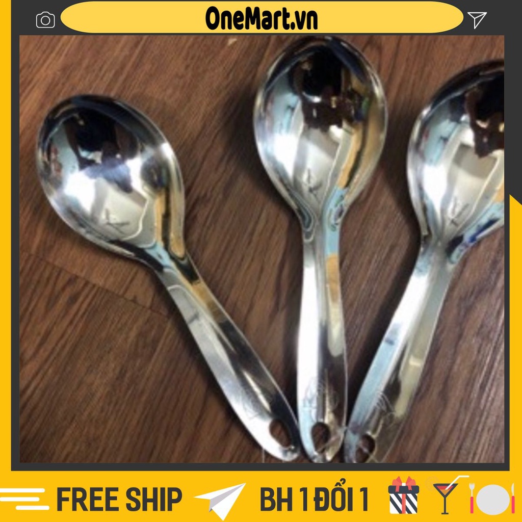 SALE!!!!!!! Muỗng múc canh_ môi múc canh inox siêu bền