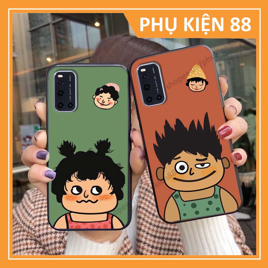 Ốp lưng Vivo V19 ốp điện thoại LineBear, bé tóc xù, hoa siêu đẹp