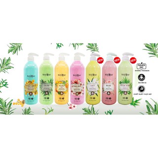 Sữa tắm dưỡng ẩm, da, sáng da, chống lão hoá Kisetsu 950ml (Anh Đào, Hoa Hồng, Lily, Lô Hội,Sữa Dê Mật Ong, Olive, YuZu)