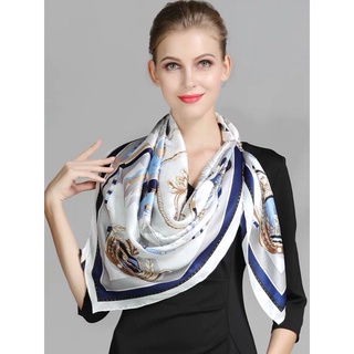 Khăn lụa vuông size 90x90cm cao cấp - Maben