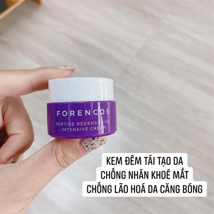Kem Dưỡng Trắng Da Forencos Tím Mini Size 10ml Giúp Nuôi Dưỡng Làn Da Luôn Tươi Trẻ, Căng Bóng, Giảm Nếp Nhăn | Shopee Việt Nam