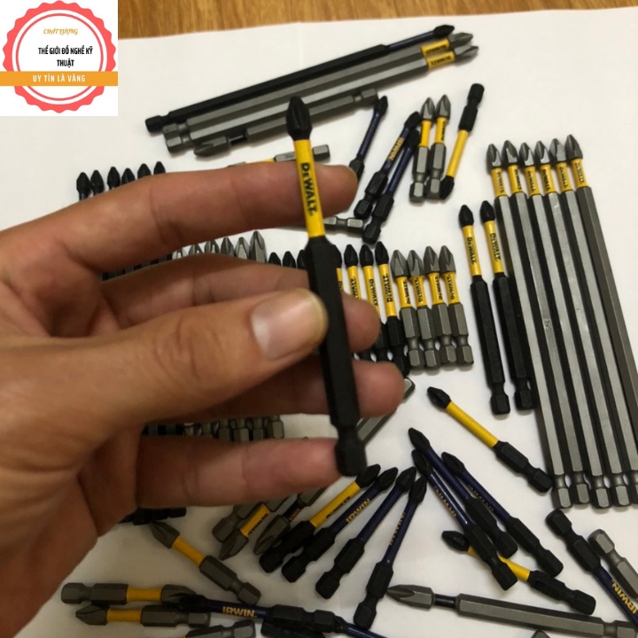 Mũi vít bãi Nhật siêu cứng IRWIN,Dwalt dài 5,6,9,15cm