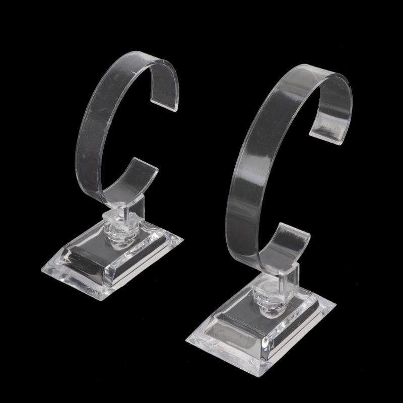 1 giá đỡ trưng bày đồng hồ đeo tay bằng acrylic trong suốt