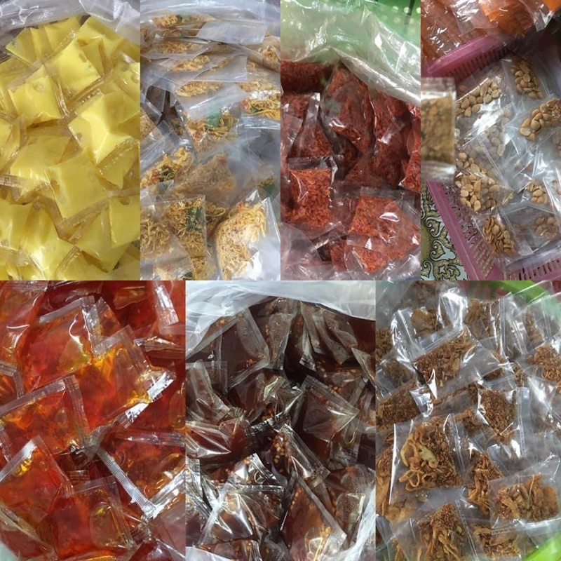 TOPPING ĂN KÈM BÁNH TRÁNG ĐỦ CÁC LOẠI - BÁNH TRÁNG TÂY NINH