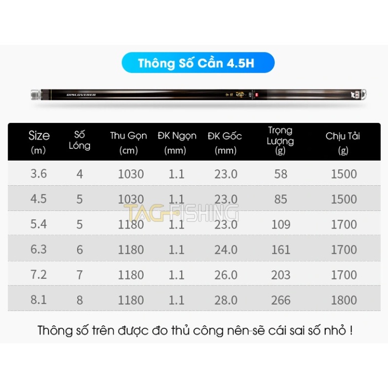 Cần Tay Gama FX Chiến Công tag fishing