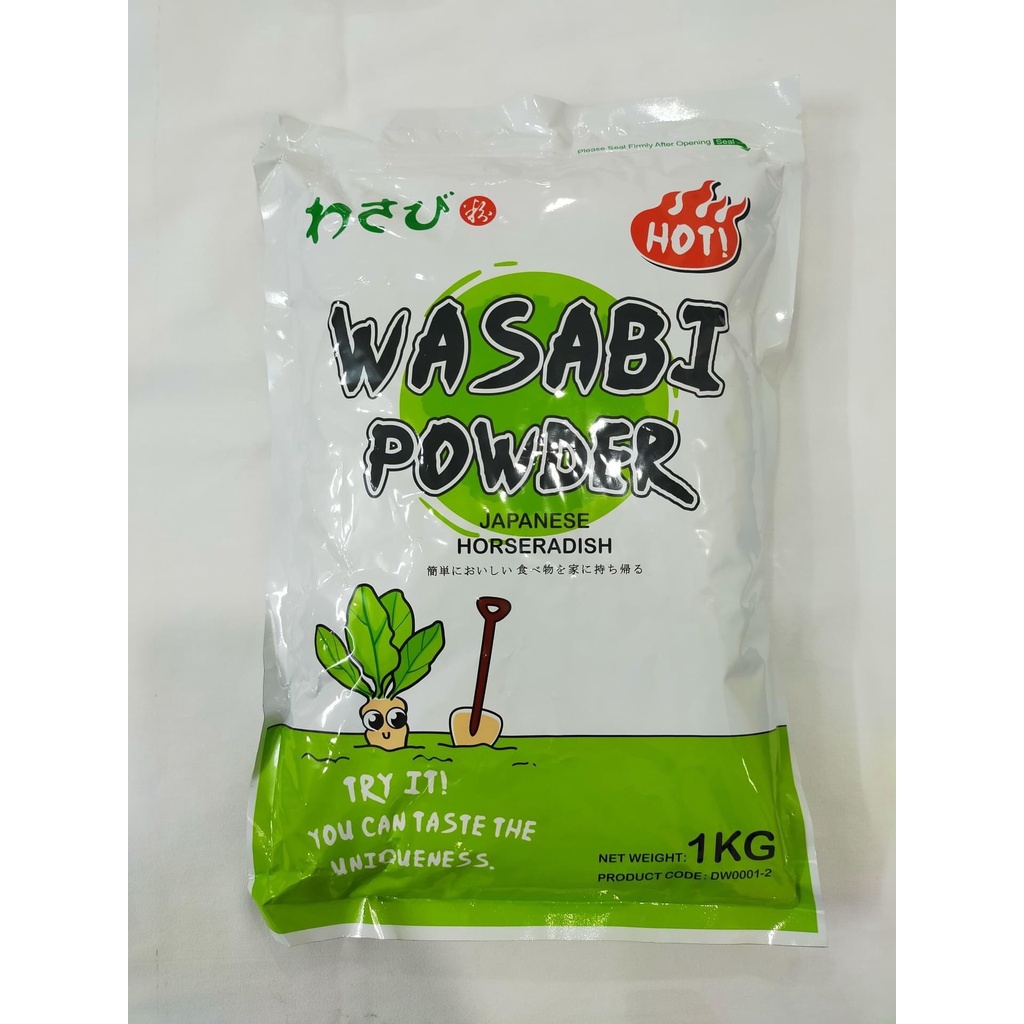MÙ TẠT BỘT WASABI POWDER- Bịch chiết 50gr