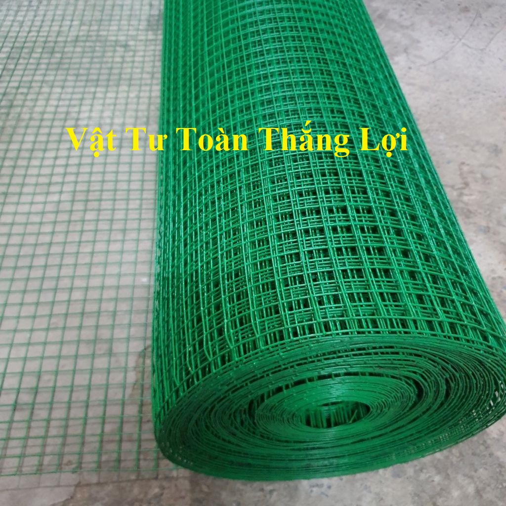 Lưới sắt bọc nhựa màu xanh vây gà vịt thú nuôi chất lượng