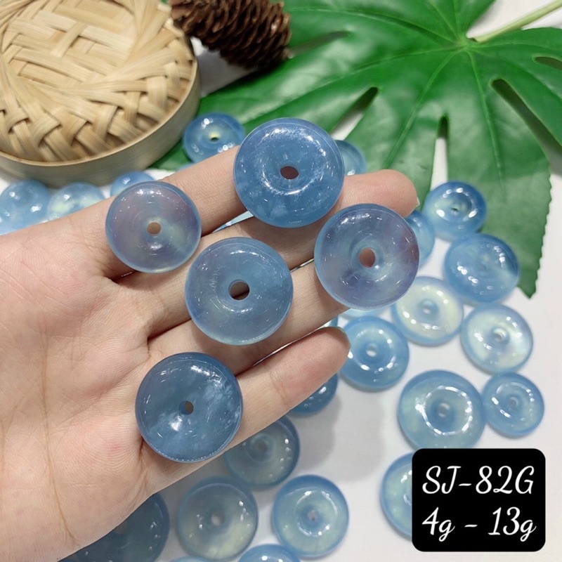 Đồng Điếu Aquamarine 5A nhiều Size 17-27 Đẹp