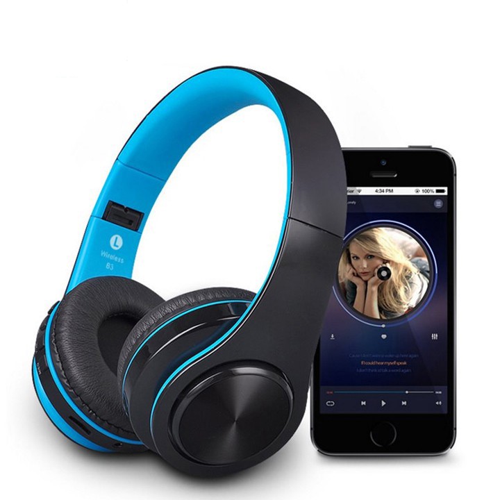 Tai nghe bluetooth không dây B3 cao cấp, Headphone bluetooth có thể gập gọn tiện lợi