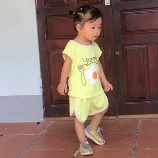 Bộ đùi hoạt hình cho bé trai và bé gái combo 5 bộ chất thun cotton 5 - 20kg